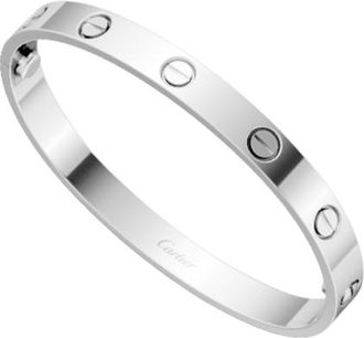 Cartier White Gold Love Bangle