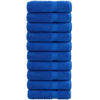 vidaXL Toallas De Ducha Solund 10 Unidades Azul 70x140 Cm 600 Gsm Vidaxl