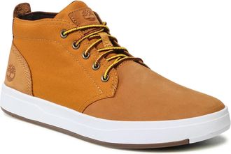 Timberland Mens Davis Square Mixed-Media Chukka Sneaker