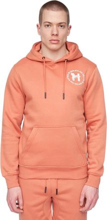 Henleys Heren Metafone Hoodie (Baksteen Rood)