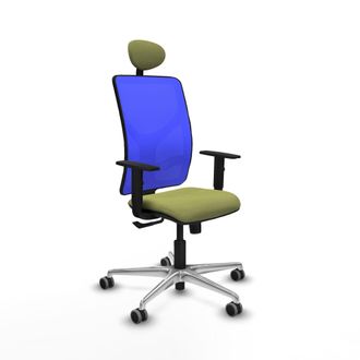 Piqueras y Crespo Silla De Oficina Piqueras Y Crespo Motilla Azul Malla C&oacute;moda