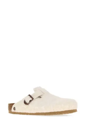 Birkenstock Boston Slipper - White
