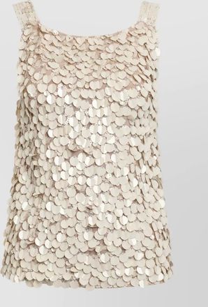 Parosh sequin top