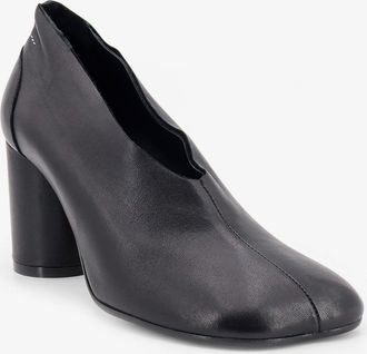 Maison Margiela Womens Leather Pumps Anatomic Toe Black High Heel Shoes