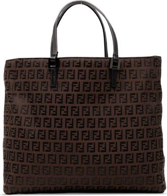 Fendi Pre-owned Fendi Zucchino Canvas Tote Ladies 2211 8BH019 029