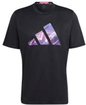 adidas Designed for Movement HIIT Training T-Shirt Black Purple IB7919