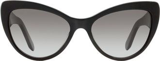 Ferragamo SF930S Cat-Eye Script Logo Sunglasses - Black