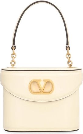 Valentino Garavani Vain Vanity Bag - Dames - Schoudertassen - Beige - ONE Size - Leer - Tassen
