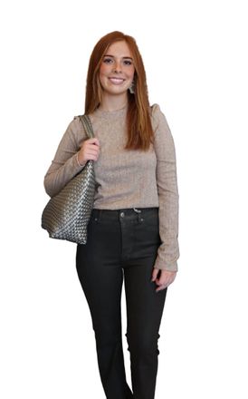 Secular Aubrey Crew Neck Sweater In Cocoa