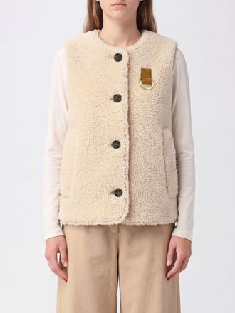 Barbour Technical Fleece Crewneck Vest with Button Closure