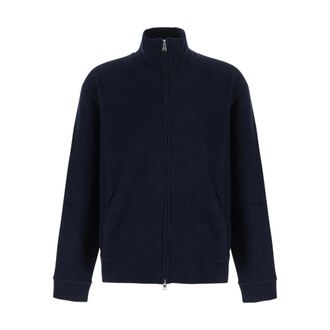 Nn.07 Nn07, Truien & Vesten, Heren, Blauw, XL, Wol, Trui met hoge hals