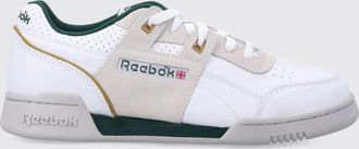 Reebok Sneakers Workout Plus in pelle e pelle scamosciata con punta traforata