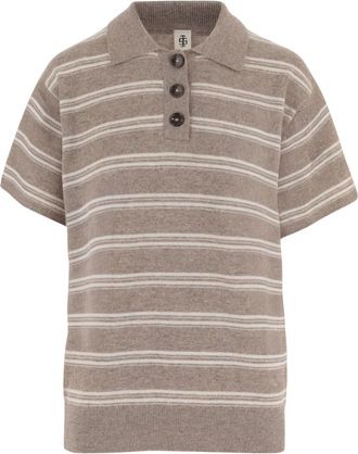 The Garment Como T-shirt - Dames - Polos - Beige - XS - Wol - Tops