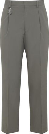 Prada Grey Regular Solid Pants