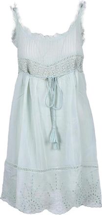 Semicouture jurk - Dames - Korte kleedjes - Groen - L - Kleedjes