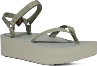 Teva Slim Flatform Sandal in Seagrass at Nordstrom, Size 11