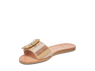 Dolce Vita Dasa Womens Sandals Tan Raffia : 8.5 M, Leather