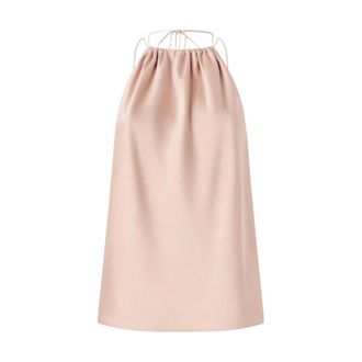 Pinko Pinko, Dames, Blouses & Shirts, Roze, Maat: S Satijn