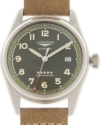 Longines Spirit Automatic Chronometer Green Dial Mens Watch L3.810.4.03.2