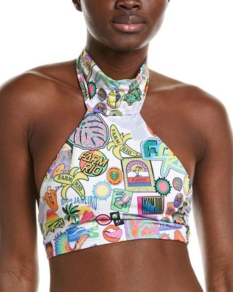 Farm Rio Farm Rio Farm Rio Sticker Bikini Top