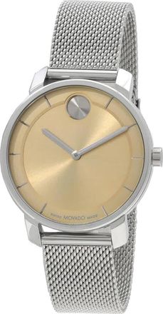 Movado Bold Quartz Gold Dial Ladies Watch 3601070