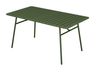 Vente-Unique Tavolo da giardino in Metallo L.160 cm Kaki - MIRMANDE