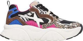 W6YZ Multikleur Sneakers met Rubberen Plateauzool - Dames - Sneakers - Veelkleurig - 39 EU - Su&egrave;de - Schoenen