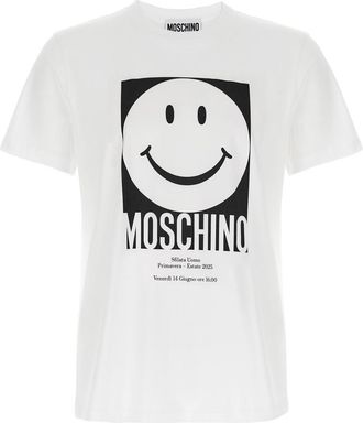 Moschino White Smiley T-Shirt