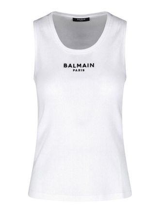Balmain Tank Top Logo