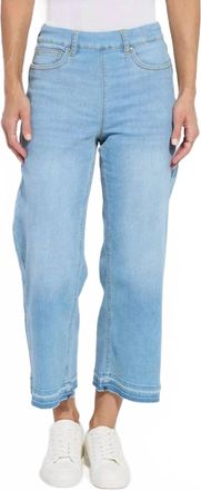Lyss&eacute; Frances Premium Cropped Denim In Bleach Blue