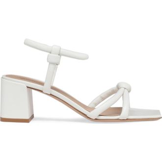Gianvito Rossi Juno 55 Sandals in White Nappa at Nordstrom, Size 34