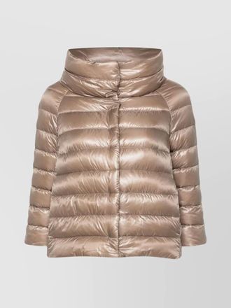 Herno short funnel neck down jacket