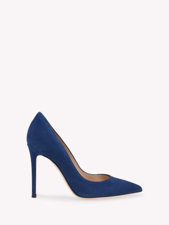 Gianvito Rossi Gianvito 105 Pumps in Navy Suede Leather at Nordstrom, Size 37.5