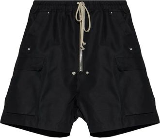 Rick Owens Shorts cargo con coulisse - Nero