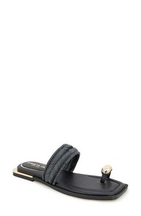 Kenneth Cole Andarna Toe Loop Slide Sandal in Black at Nordstrom Rack, Size 9.5