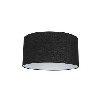 QAZQA Moderno Di cotone poliestere Paralume in tessuto nero 50/50/25