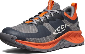 Keen Mens Versacore Breathable Comfortable Waterproof Hiking Shoes, Steel Grey/Scarlet Ibis, 10.5