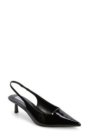 Steve Madden Aliz Slingback Pump in Black Patent at Nordstrom Rack, Size 6.5