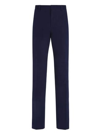 Ermenegildo Zegna Pantaloni con pieghe - Blu