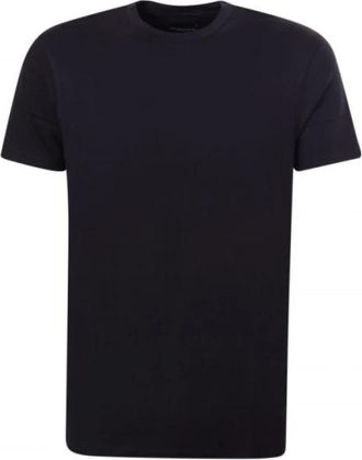 Emporio Armani Blauwe T-shirts en Polos Korte Mouw - Heren - T-shirts - Blauw - 3XL - Tops