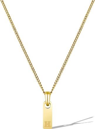 Vincero Mens Initial Pendant Necklace in Gold - H at Nordstrom