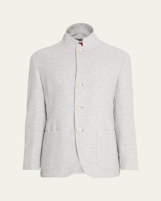 Brunello Cucinelli Mens Cashmere Blazer-Style Coat