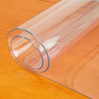 OEM Mantel Transparente De Pvc De 90 X 160 Cm - 1,5 Mm De Grosor - Lavable E Inodoro - Esquinas Redondeadas - Protecci&oacute;n Eficaz Para Mesas -crezuo
