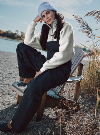 I.FIV5 Womens Utility-style insulated bib pant