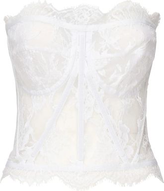 Dolce & Gabbana Sleeveless Tops - Dames - Tops zonder mouwen - Wit - XS - Tops