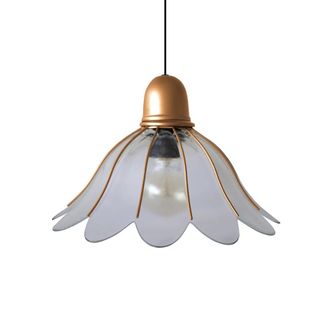Tosel Suspensi&oacute;n vidrio cobre D21 cm