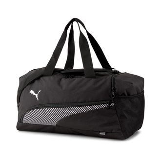 Puma Sporttasche PUMA FUNDAMENTALS SPORTS BAG S, Damen, Gr. B/H/T: 45cm x 23cm x 26cm, schwarz (puma schwarz), Netz, Obermaterial: 100% Polyester, unifarbe