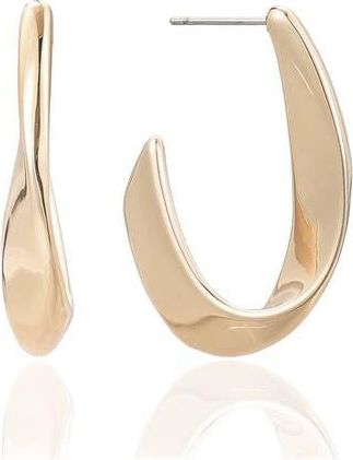 Ettika Ribbon Hoop Earrings in Gold at Nordstrom Rack