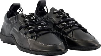 Sams&oslash;e & Sams&oslash;e Womens Calfskin Leather Sneaker Black
