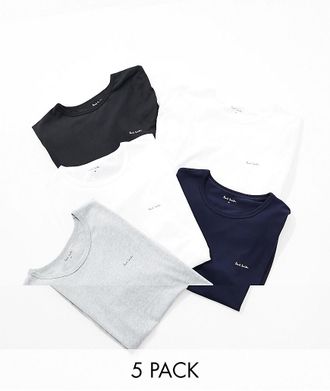 Paul Smith Confezione da 5 T-shirt multicolore